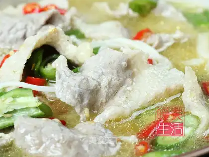 Sour soup, fat cow