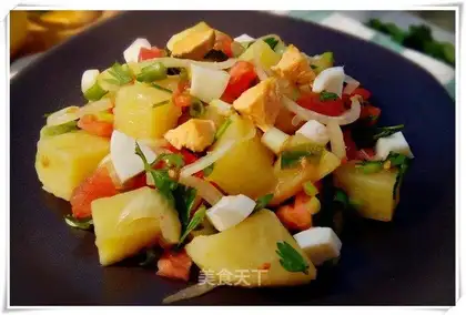 Potato-shell salad