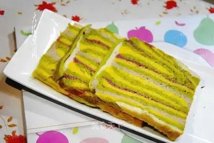 Rainbow toast