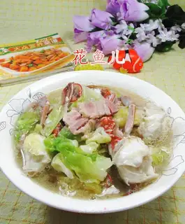 Crabs made from salted cabbage