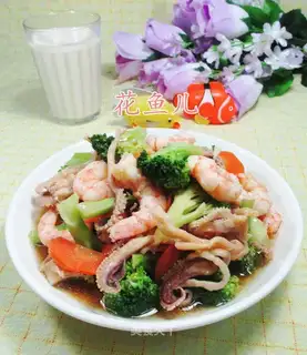 Seafood broccoli