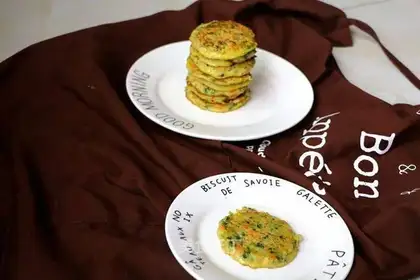 Cod vegetable rice cake