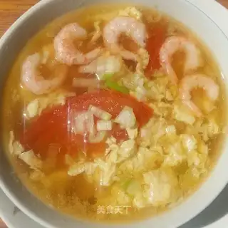 Tomato bouquet soup