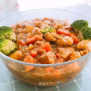 Curry chicken leg meat