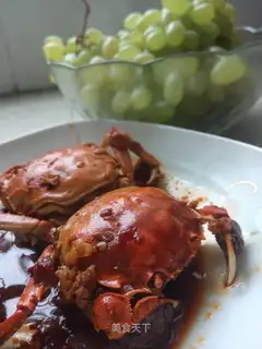 Red burning crabs