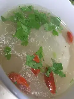 Tasty lamb soup