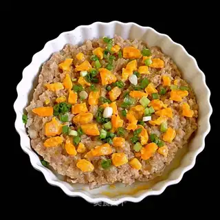 Salted fish omelet