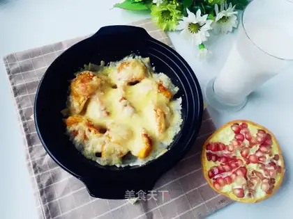Double cheese dumplings