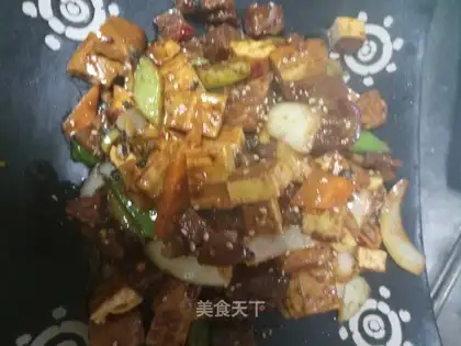 Soy beef tofu dry