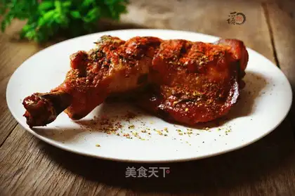 Roasted chicken legs