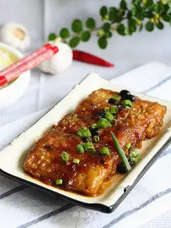 Soy sauce and fish