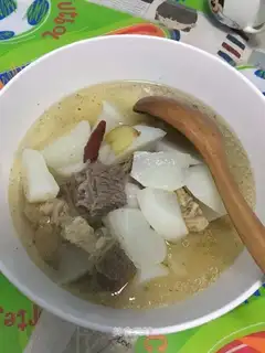 Cow radish soup