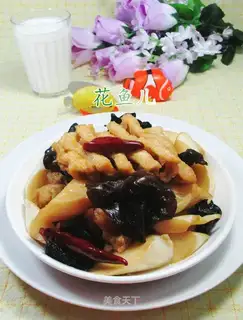 Black-mucked tofu dry