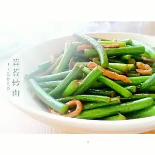Garlic fried meat