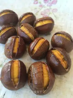 Roast oven honey chestnuts