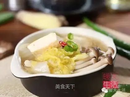 Bean tofu soup