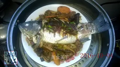 Fat sheep steam fish