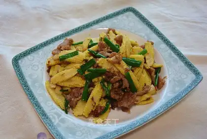 Corn fried meat