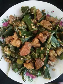 Autumn fried meat