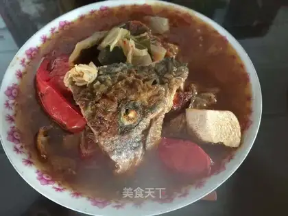 Korean salmon tofu