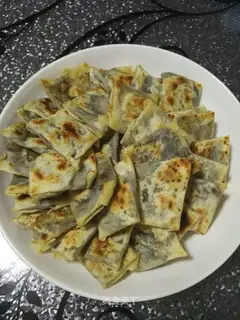 Fried bean salad