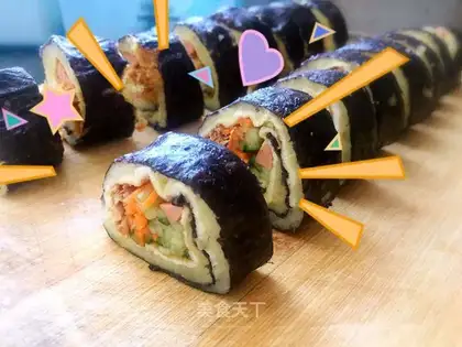 High-fry potato mashed sushi