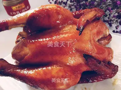 Secret fork roast chicken