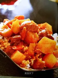 Potato curry beef