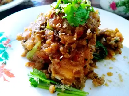 ♪ Onion fried moon cake ♪