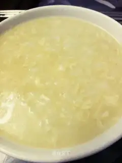 Corn egg porridge