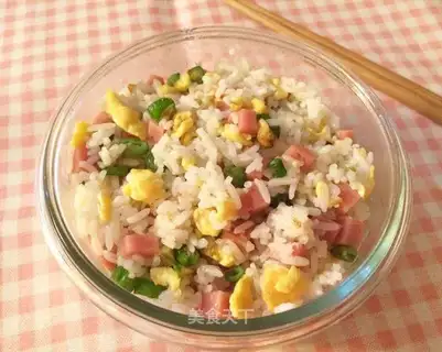 Lunch, egg, fried rice