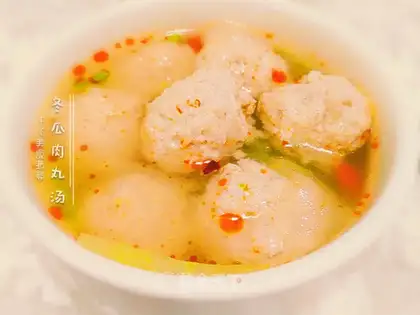 Porkball soup