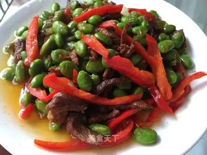 Meat-screwed beans
