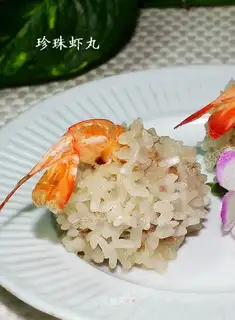 Pearl shrimp meatballs