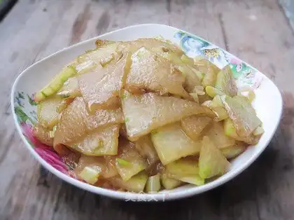 Winter melon in oyster sauce