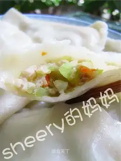 Watermelon skin fresh meat dumplings