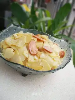 Garlic potato chips