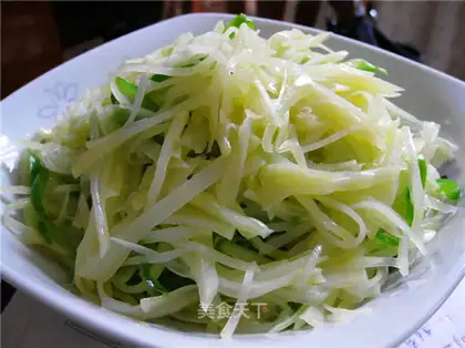Vinegar shredded potatoes