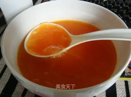 Tremella papaya soup
