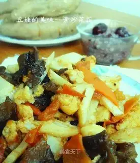 stir-fried cauliflower