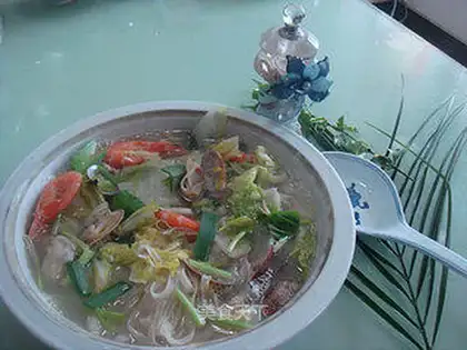 Seafood fish noodles