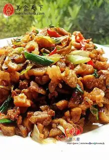 Spicy dried diced radish