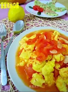 tomato scrambled eggs