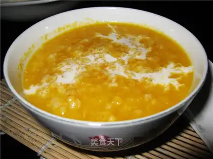 Oatmeal and pumpkin porridge
