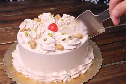 Delicious birthday cake