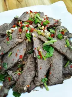 Fresh pepper with beef