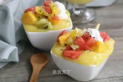 Fruit ice congee