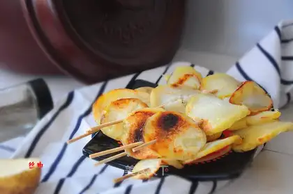 Baked potato chips