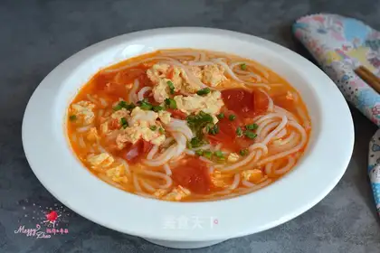Tomato egg soup