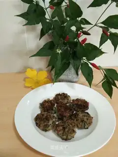 Fried fake meatloaf